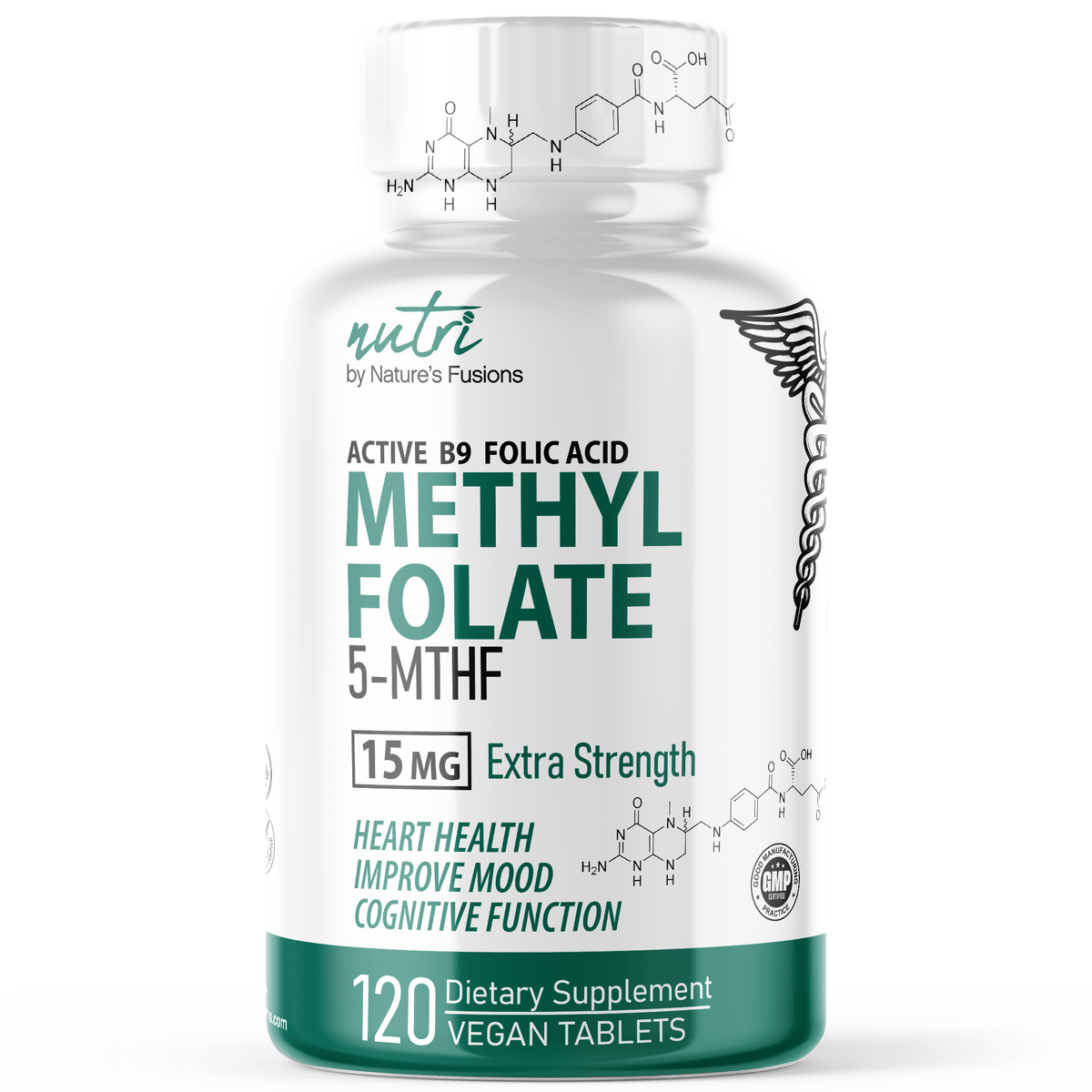 Nutri Methylfolate (5-MTHF) 15 mg - 120 Count