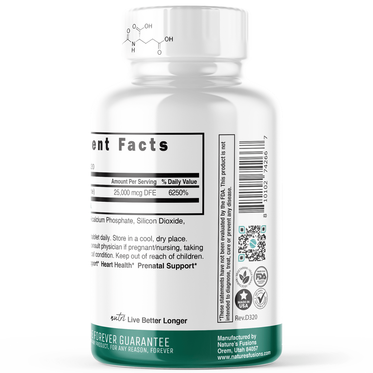 Nutri Methylfolate (5-MTHF) 15 mg - 120 Count