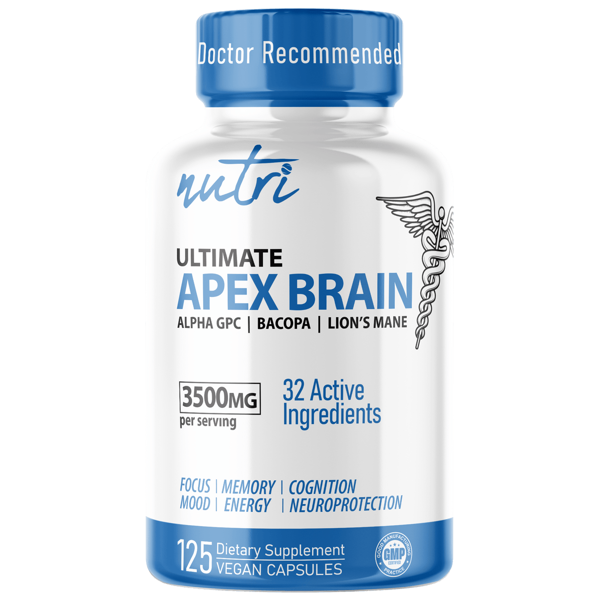 Nutri Apex Brain 3500mg 125 Count