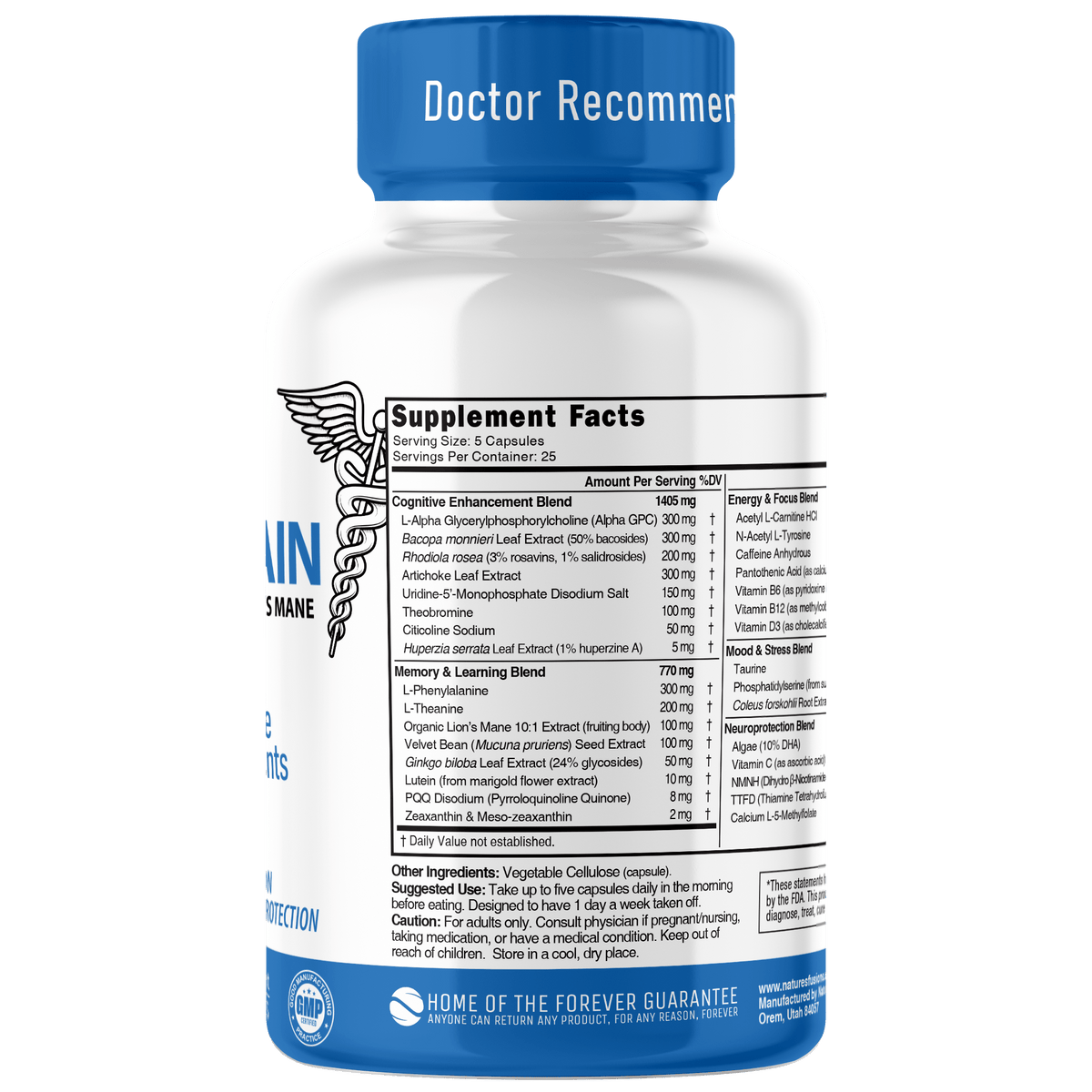 Nutri Apex Brain 3500mg 125 Count