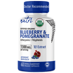 Nutri Blueberry & Pomegranate Organic 1300 mg - 60 Count
