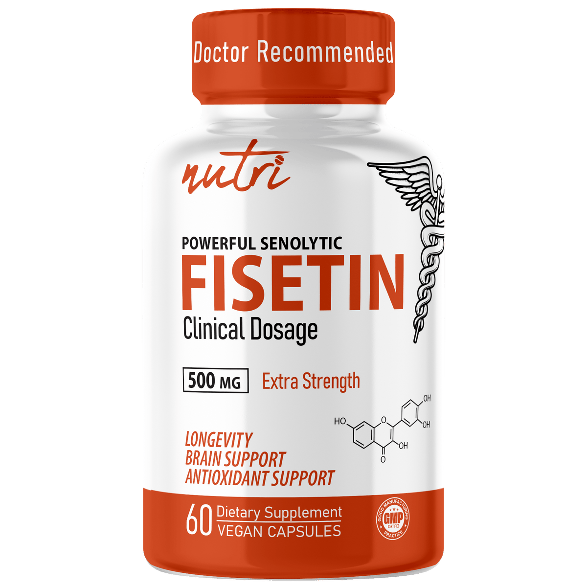 Nutri Fisetin 500 mg - 60 Count
