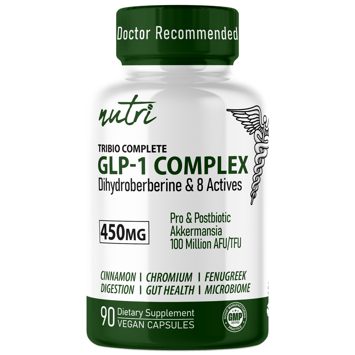 Nutri GLP-1 Complex 450 mg, 90 ct 250 cc bottle