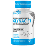 Nutri GlyNACET 100 mg (Glycine w/ NAC Ethyl Ester, molybdenum & selenium) 800/100 mg - 60 Count
