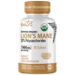 Nutri Lion - Mane Extract 1900 mg - 120 Count - Organic