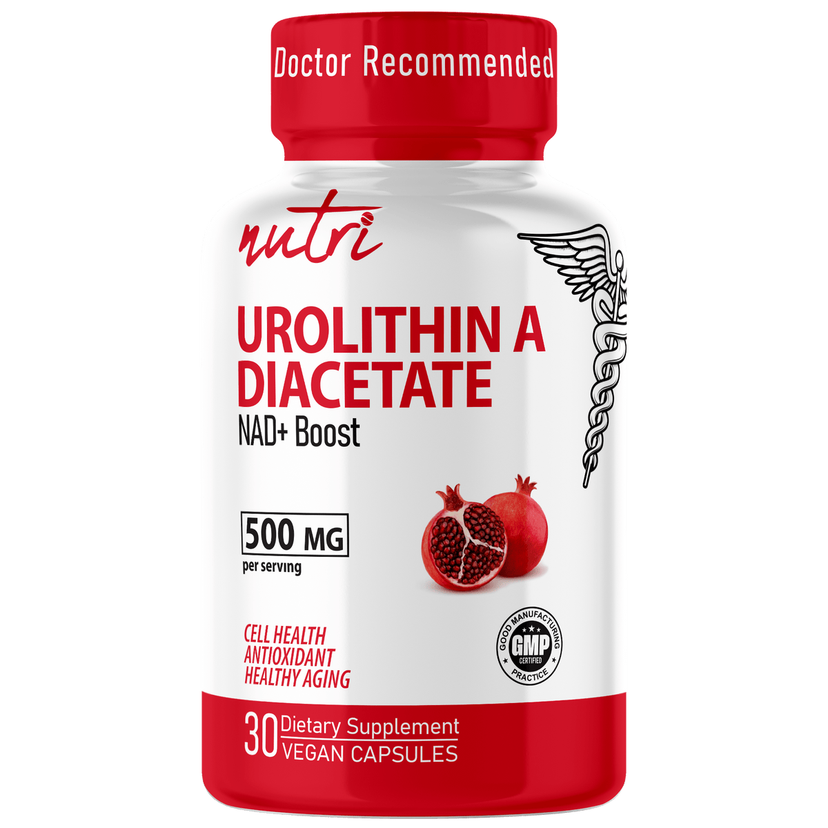 Nutri Urolithin A (3,8 Diaecetate) 500 mg - 30 Count