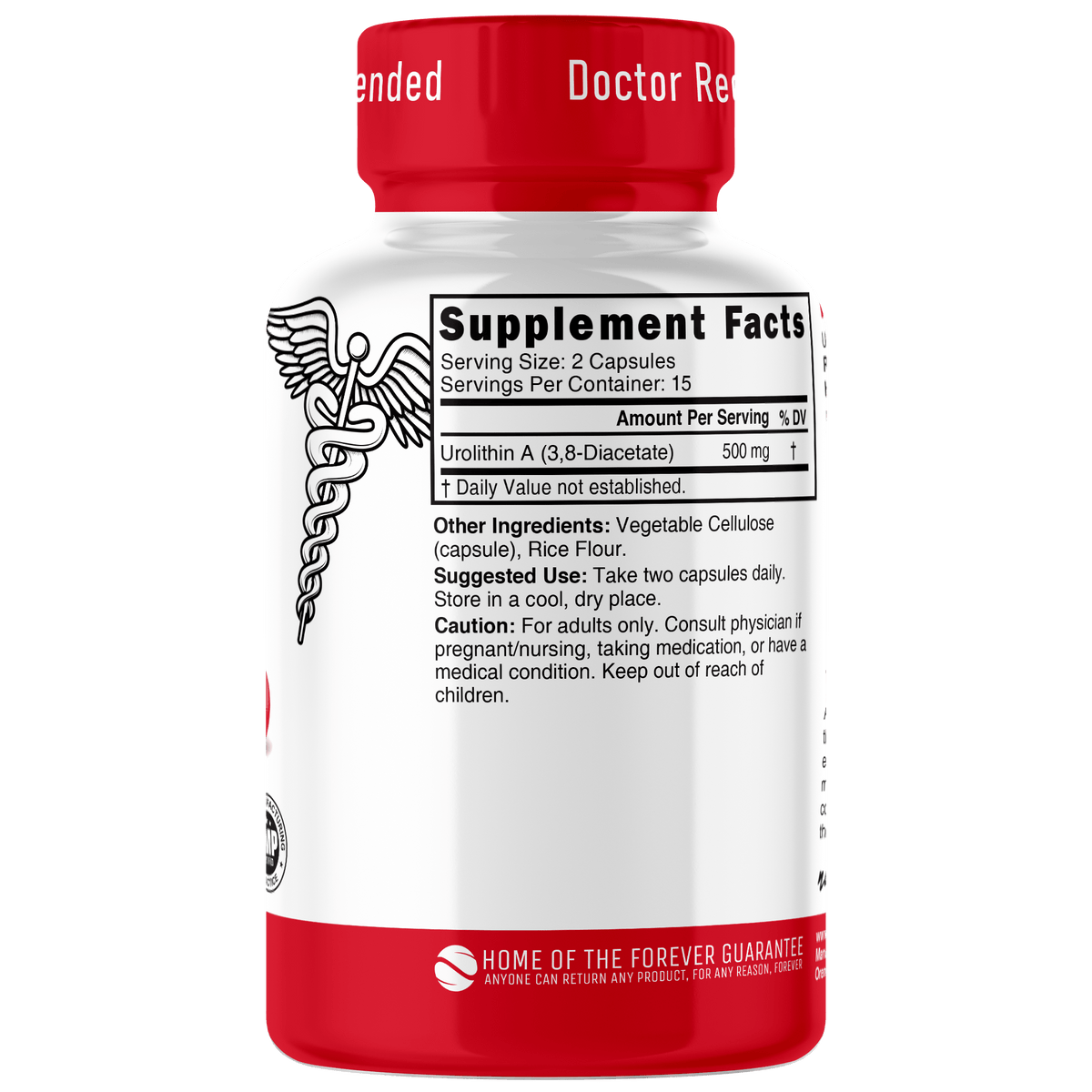 Nutri Urolithin A (3,8 Diaecetate) 500 mg - 30 Count