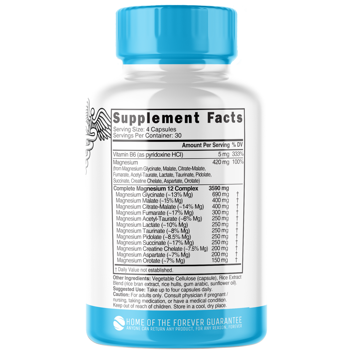 Nutri Magnesium Complete 12 Complex 420 mg - 120 Count
