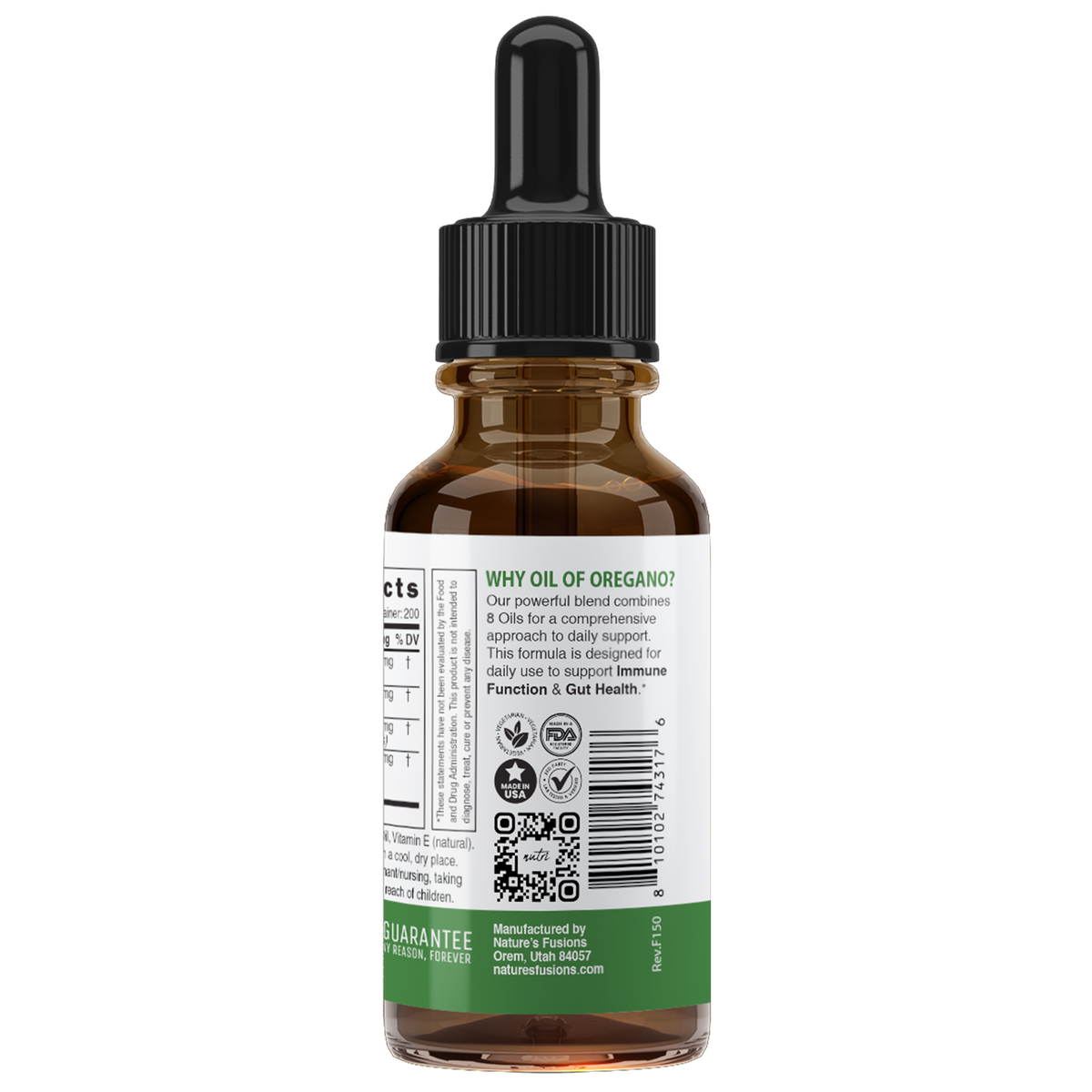 Nutri Oil of Oregano+ XS Tincture 79 mg, 2 fl oz bottle