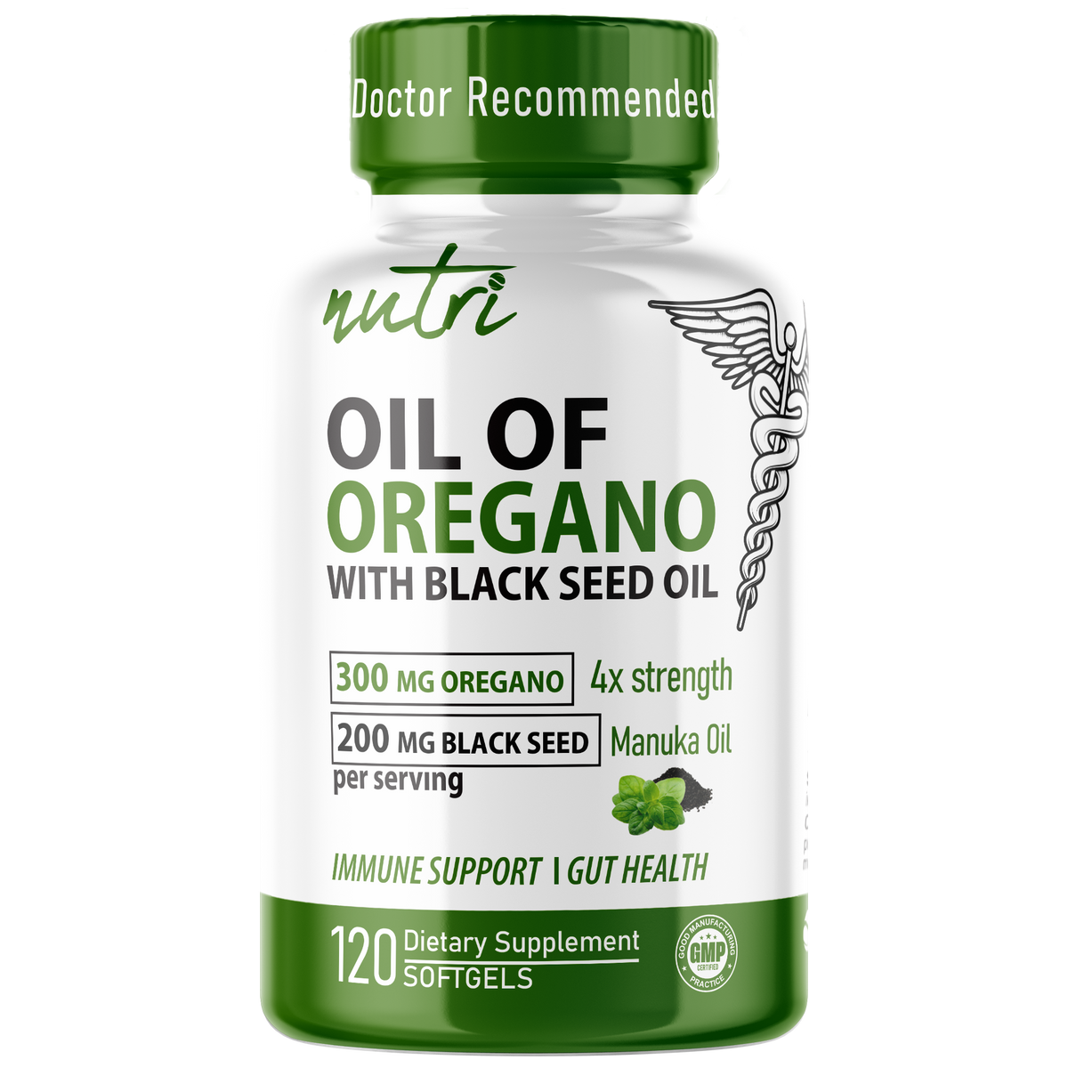 Nutri Oil of Oregano 500 mg (250 mg) softgel, 120 ct