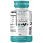 Nutri Sea Moss with Bladderwrack, Burdock & Black Pepper 1405 mg - 60 Count - Organic