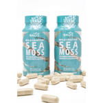 Nutri Sea Moss with Bladderwrack, Burdock & Black Pepper 1405 mg - 60 Count - Organic
