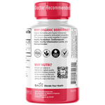 Nutri Berberine+ Organic bottle side label