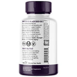 Nutri D3 & K2 Black Seed Oil 1000 mg bottle side panel