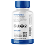 Nutri Triple Magnesium 440 mg bottle side panel