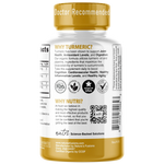 Nutri Turmeric Curcumin+ side panel