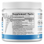 Nutri Magnesium Creatine 400mg/5g, 165g - Unflavored Powder 30 Servings