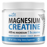 Nutri Magnesium Creatine 400mg/5g, 165g - Unflavored Powder 30 Servings