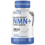 Nutri NMN 300 mg Nicotinamide Mononucleotide with Quercefit & Black Pepper - 60 Count