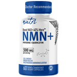 Nutri NMN 500 mg EXTRA STRENGTH Nicotinamide Mononucleotide with Quercefit & Black Pepper - 60 Count