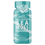 Nutri Sea Moss with Bladderwrack, Burdock & Black Pepper 1405 mg - 60 Count - Organic