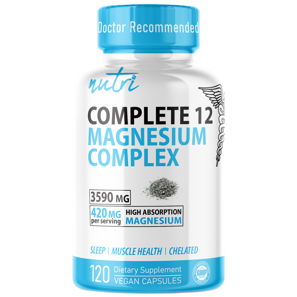 Nutri Magnesium Complete 12 Complex 420 mg - 120 Count