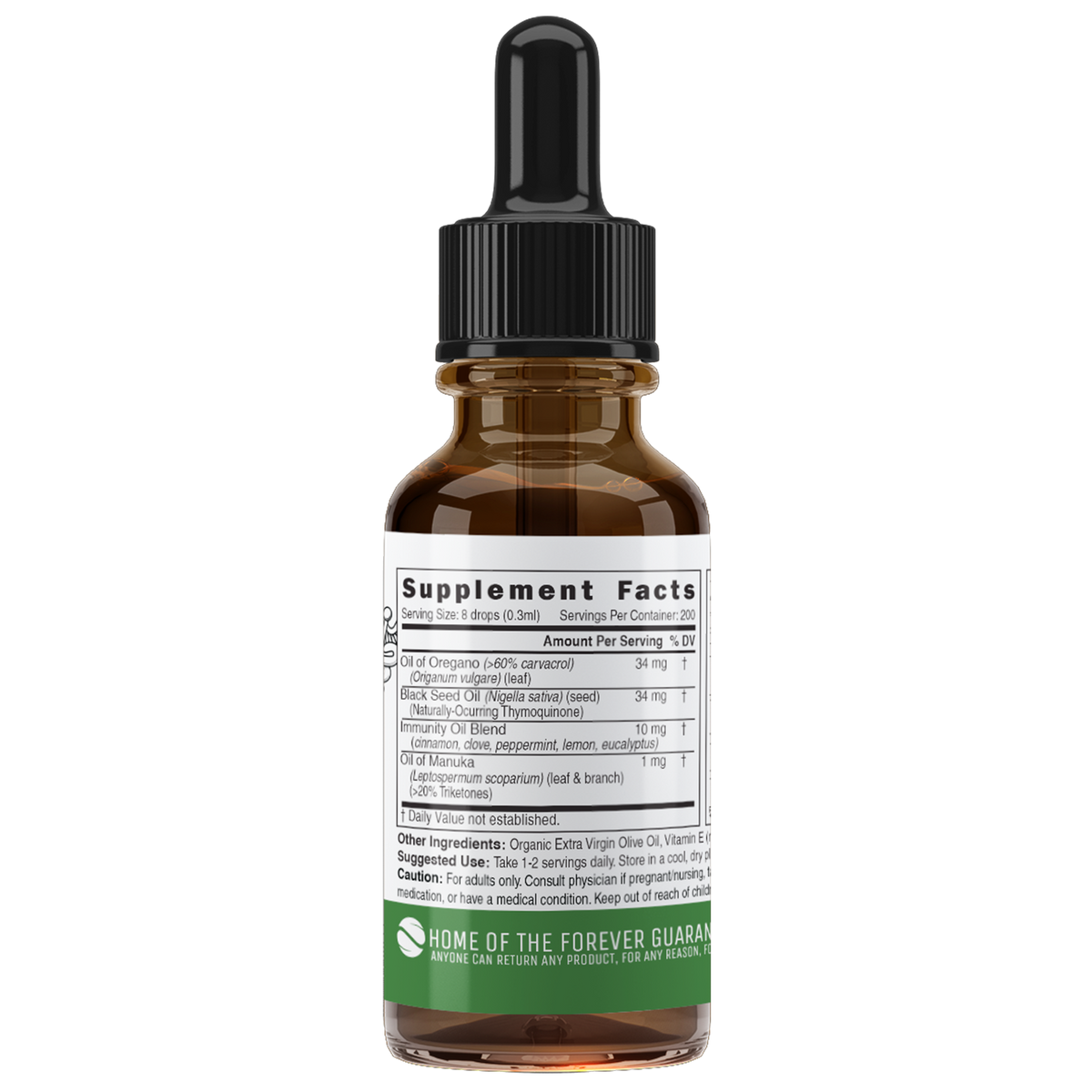 Nutri Oil of Oregano+ XS Tincture 79 mg, 2 fl oz bottle