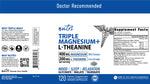 Nutri Triple Magnesium w/ L-Theanine (Glycinate, Malate, Taurinate) 400/200 mg - 120 Count