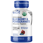 Nutri Blueberry Pomegranate Organic bottle front
