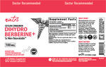 Nutri Dihydroberberine with Cinnamon Ceylon 100 mg - 60 Count
