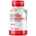 Nutri Dihydroberberine 200 mg with Ceylon Cinnamon bottle front