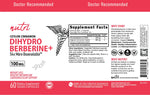 Nutri Dihydroberberine 100mg label layflat