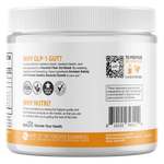 Nutri GLP-1 Gut Support Fiber Boost side label