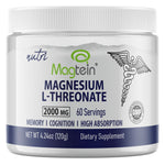 Nutri Magtein Magnesium L-Threonate 120 g tub front