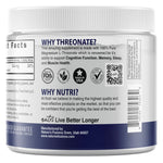 Nutri Magtein Magnesium L-Threonate 60 g tub side panel