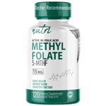 Nutri Methylfolate 15mg bottle front