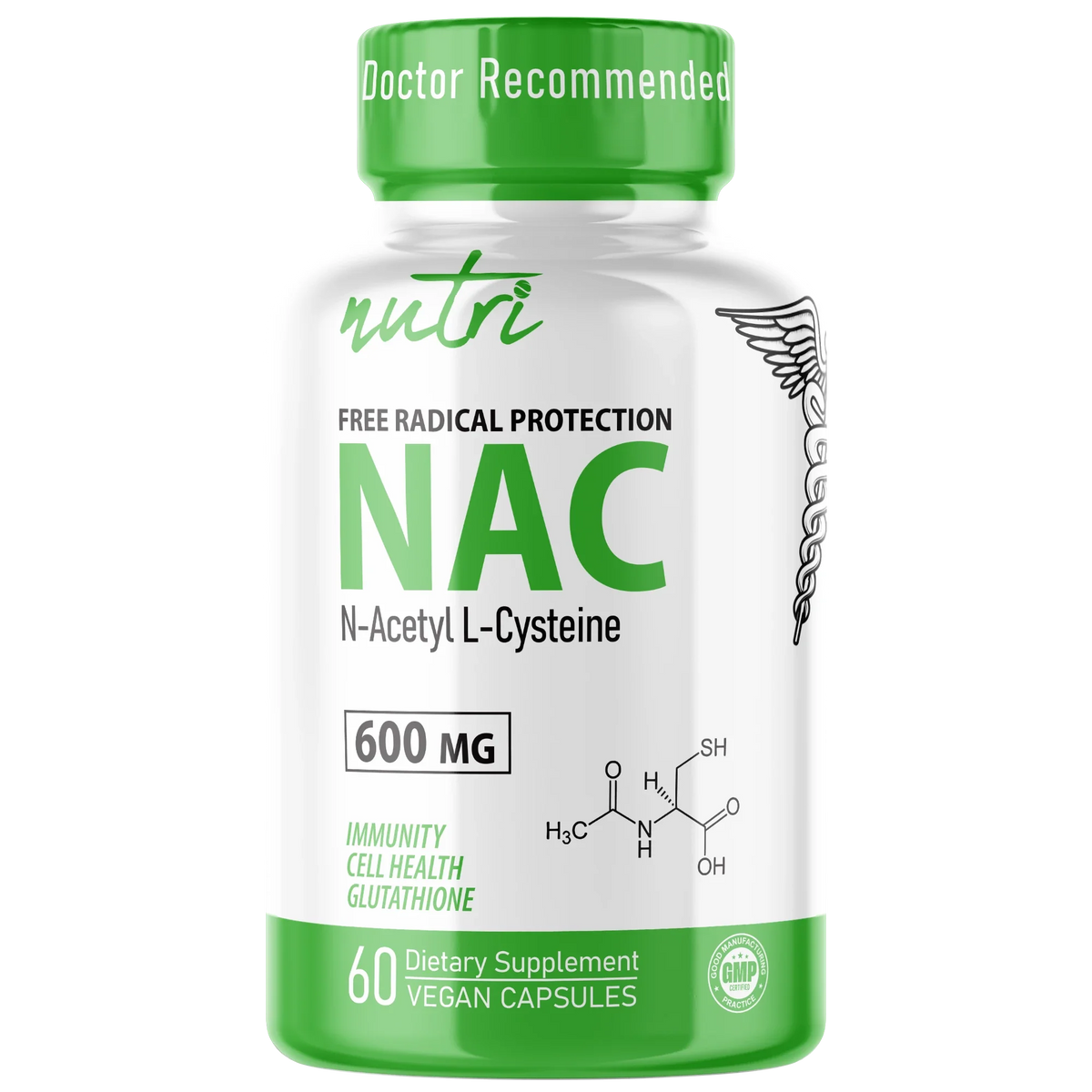 Nutri NAC 600 mg bottle front