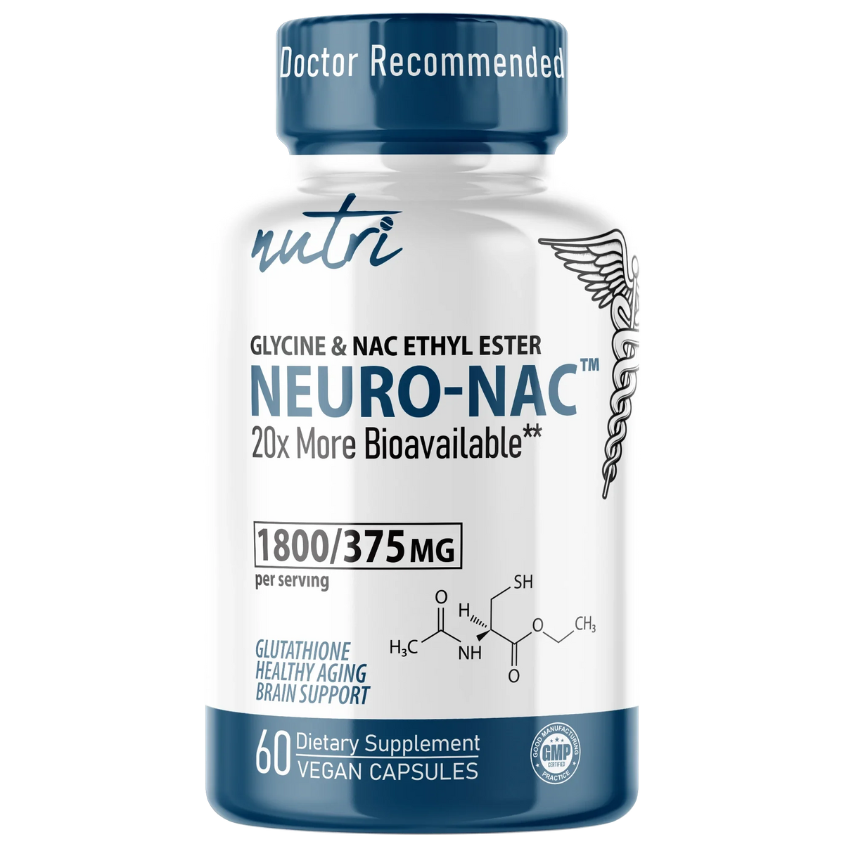 Nutri Neuro-NAC 375 mg bottle front
