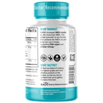 Nutri NMNH 250mg Max Strength bottle side label