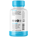 Nutri R Alpha Lipoic Acid+ 600mg bottle side label