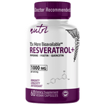 Nutri Resveratrol+ Complex with Black Pepper & Fisetin 1000 mg - 60 Count