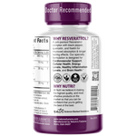 Nutri Resveratrol+ side panel
